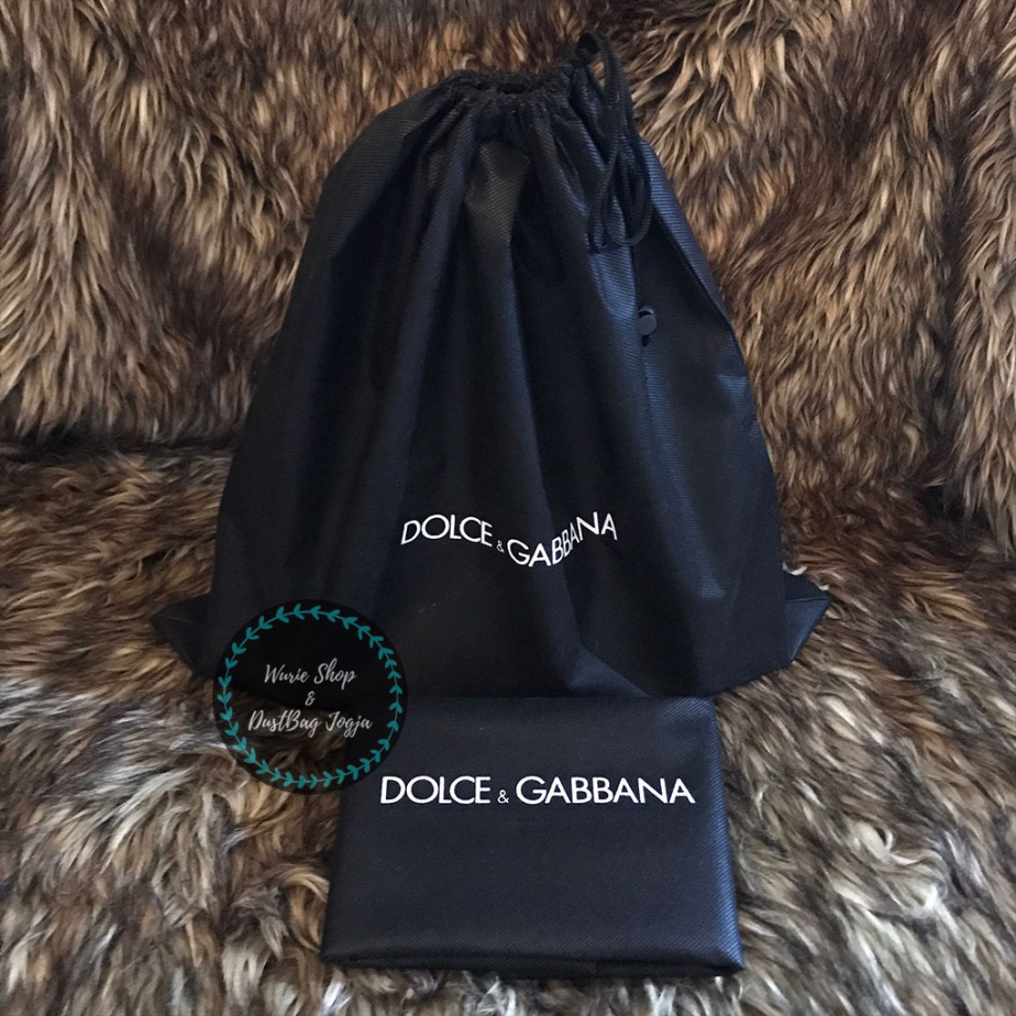 Dijual DOLCE  GABBANA DustBag Pengganti Sarung Tas Pelindung Debu Serut Dust Bag DB DG Branded Disko