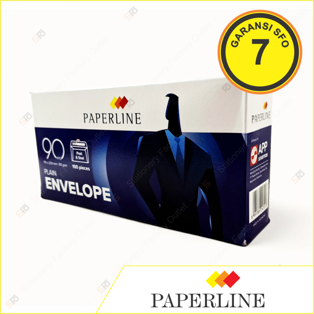 

Amplop Paperline Besar - Peel & Seal 230 x 110 mm 80 gsm