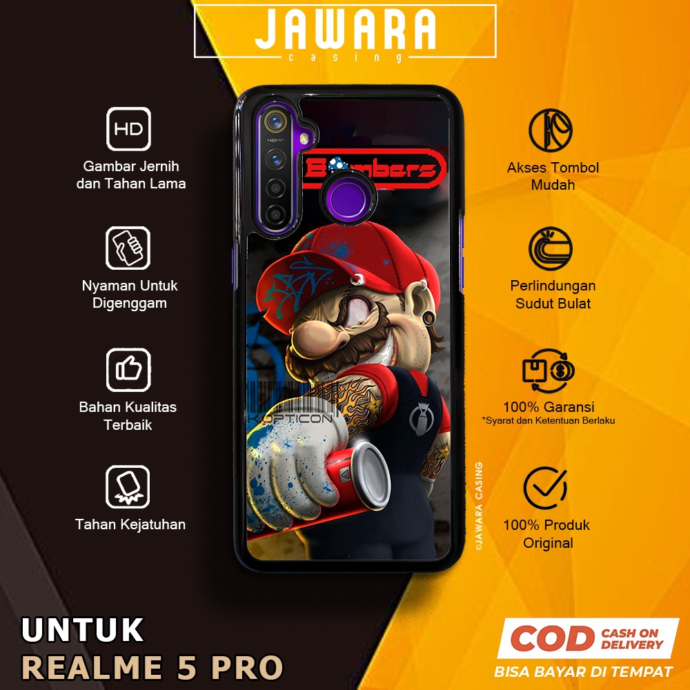 Case Realme 5 Pro Casing Realme 5 Pro [ZOMB] Premium Glossy Case Hp Realme Jawara Casing Hp Realme 5