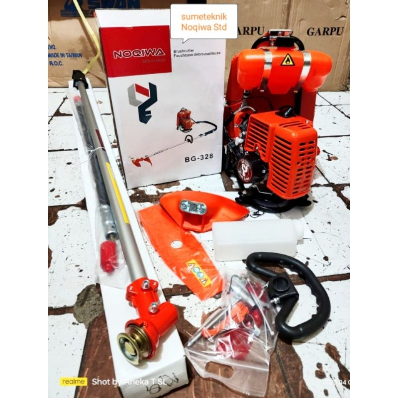 Mesin Potong Rumput 328 Noqiwa 328 2Tak Brush Cutter BG328 Noqiwa 328