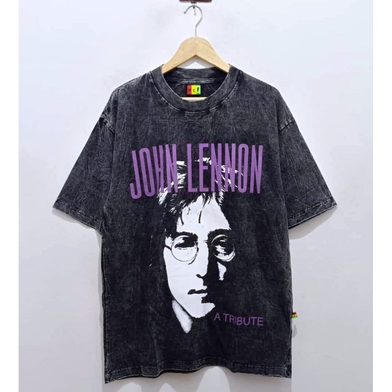 KAOS BAJU JOHN LENNON BIG FACE T-SHIRT TIE DYE OVERSIZE