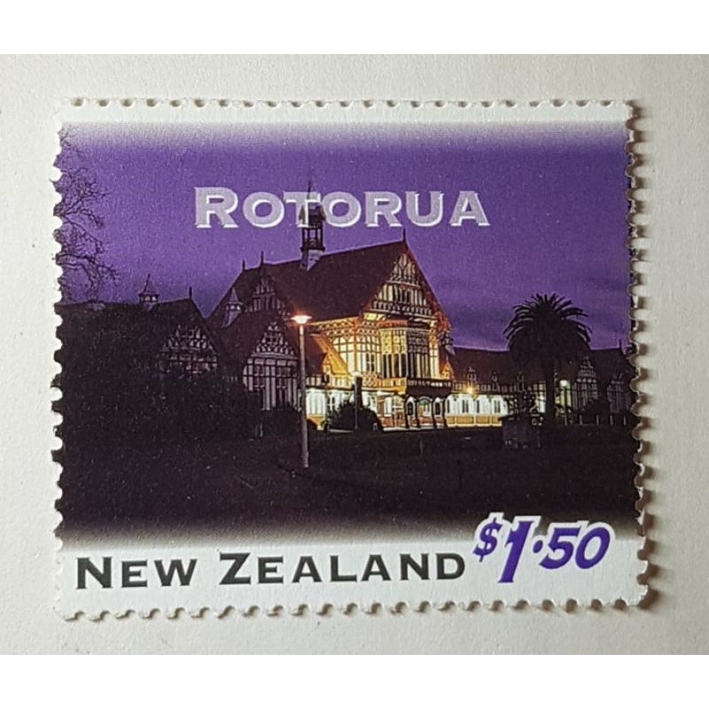 

Perangko Kuno New Zealand Rotorua Baru Mint Langka Blum Pernah di pake Luar negeri Filateli Pos Original