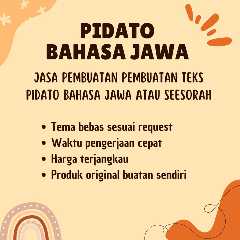 pidato bahasa jawa/sesorah