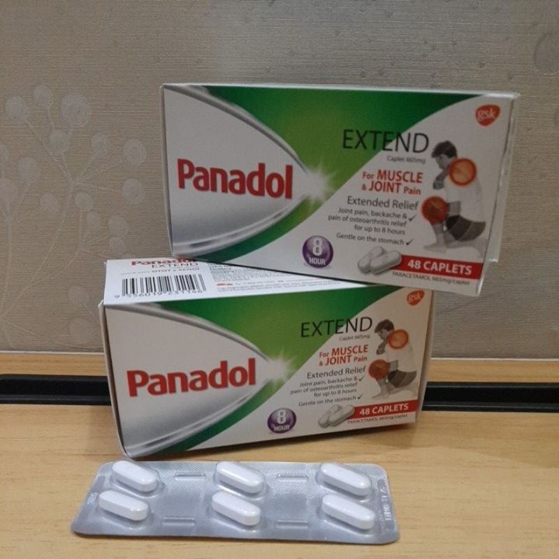 Panadol Extend caplet 665mg Malaysia