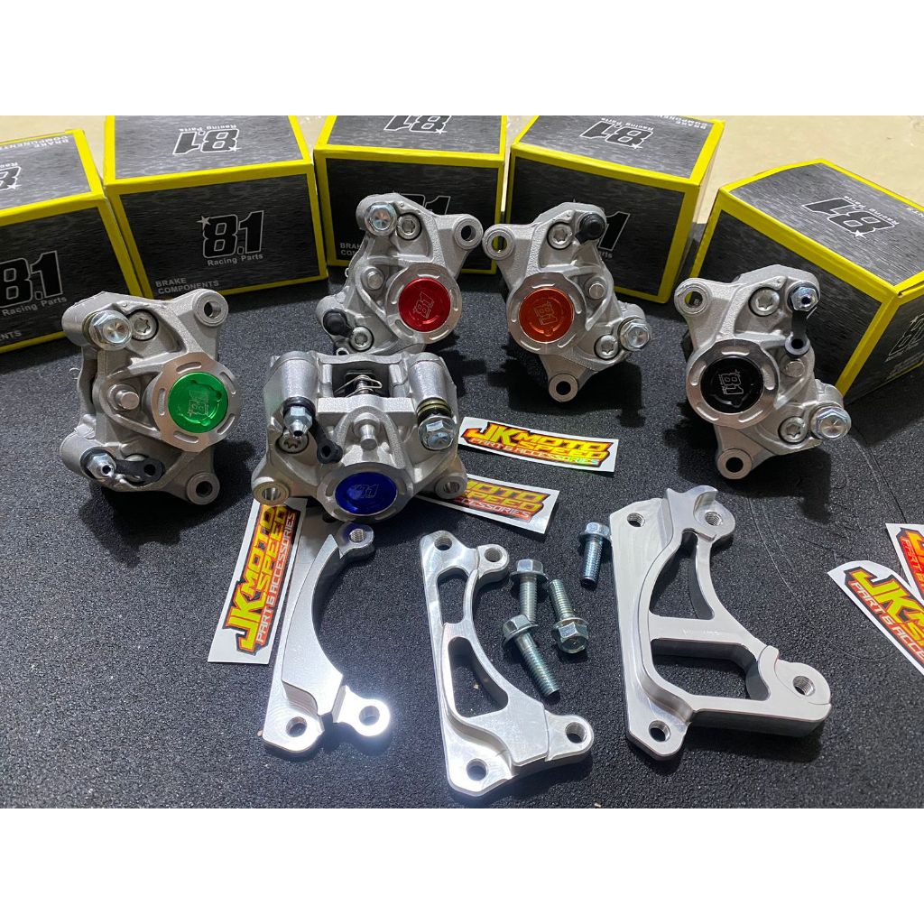 KALIPER + BREKET formula 81 racing part 8.1 vario beat scoopy spacy genio piringan CAKRAM DEPAN DISK