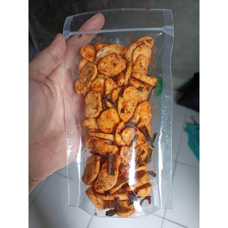 

Otak otak krispi daun jeruk pedas