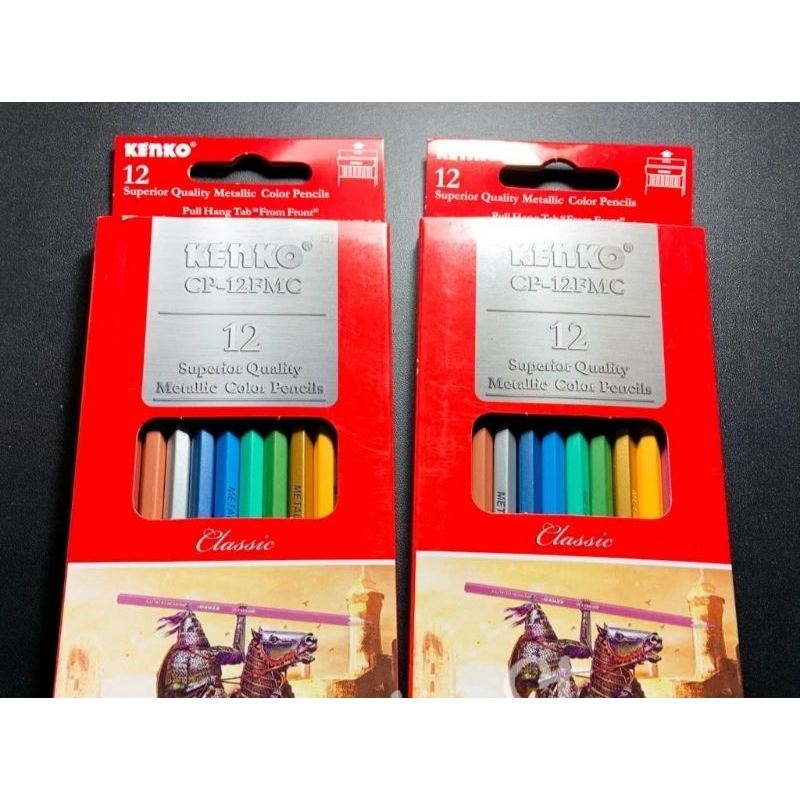 

Color Pencil 12 COLOR KENKO CP-12FMC Metalic Color Pensil Warna 12 warna