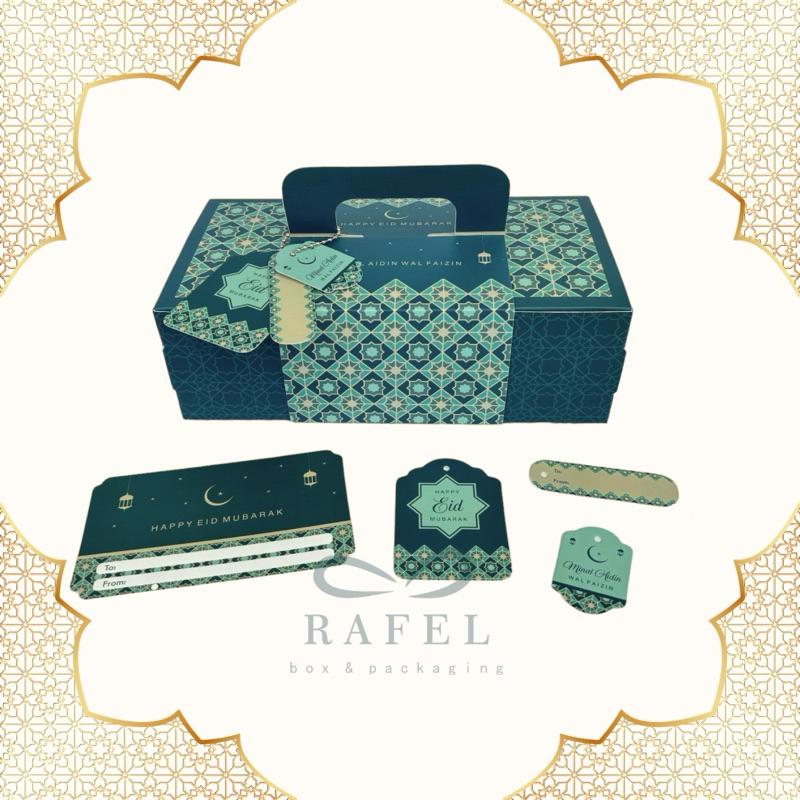 

5 Set Box Tenteng Idul Fitri Raya 22x11.5x7 cm 25x12x5.5 cm