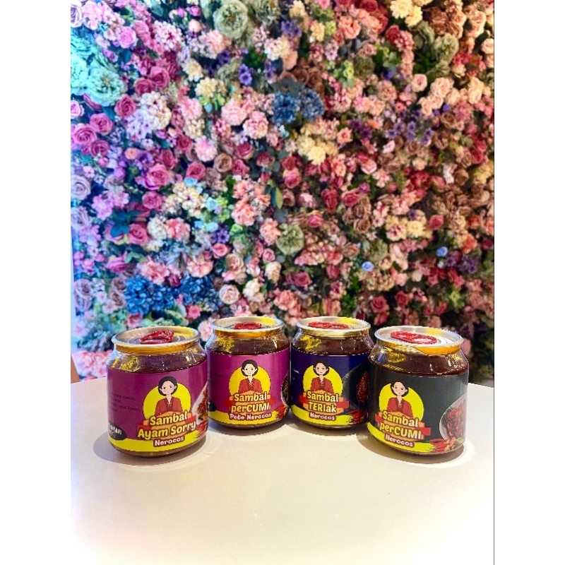 

sambal teri Medan 200 gram sambal TERIak nerocos