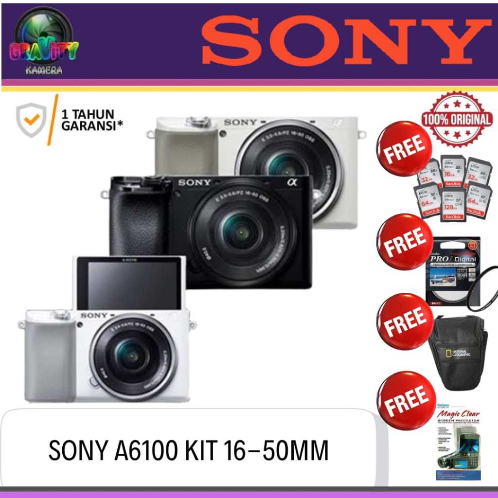 SONY ALPHA A6100 KIT 16-50MM / SONY A6100 KIT 16-50MM