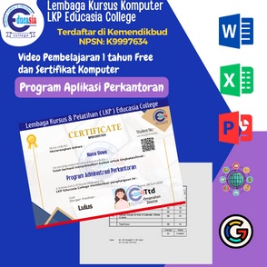 

ART L63F Sertifikat Komputer Resmi Berlegalitas dengan Modul Pembelajaran