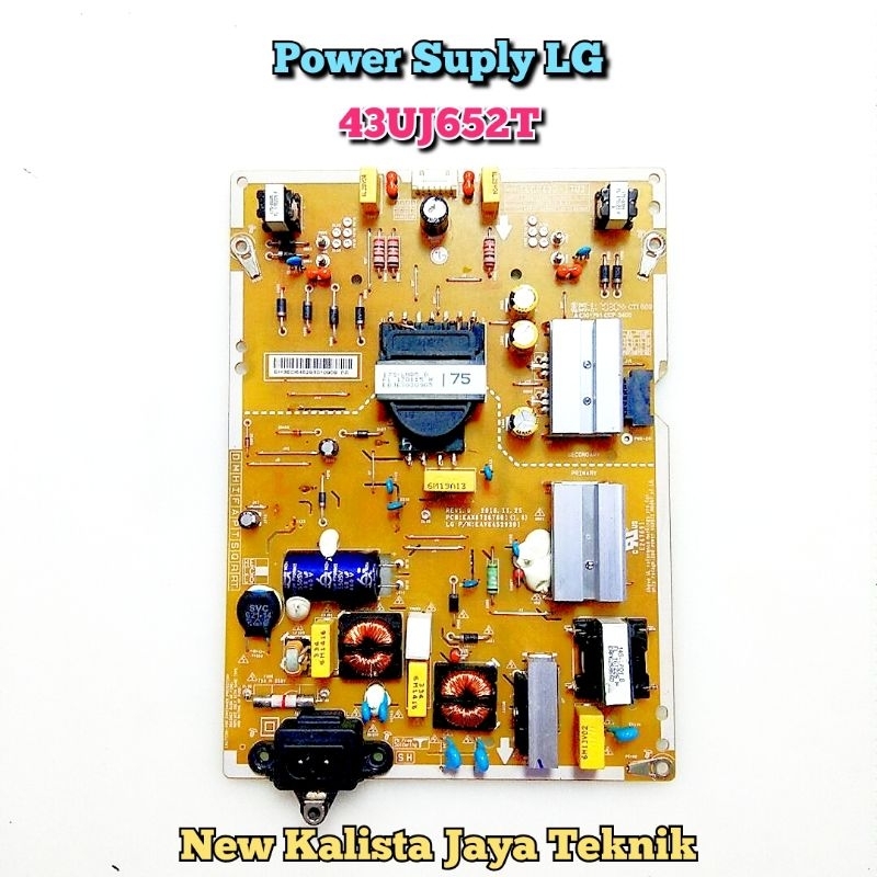 POWER SUPLY TV LG 43UJ652T ORIGINAL LGP43D-17U2 PSU LG 43UJ652 PSU 43UJ652 REGULATOR LG 43UJ652T POW