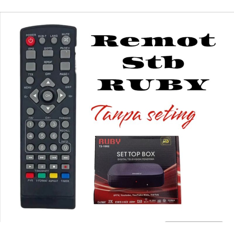 Remot stb Ruby/Remot set top box Ruby