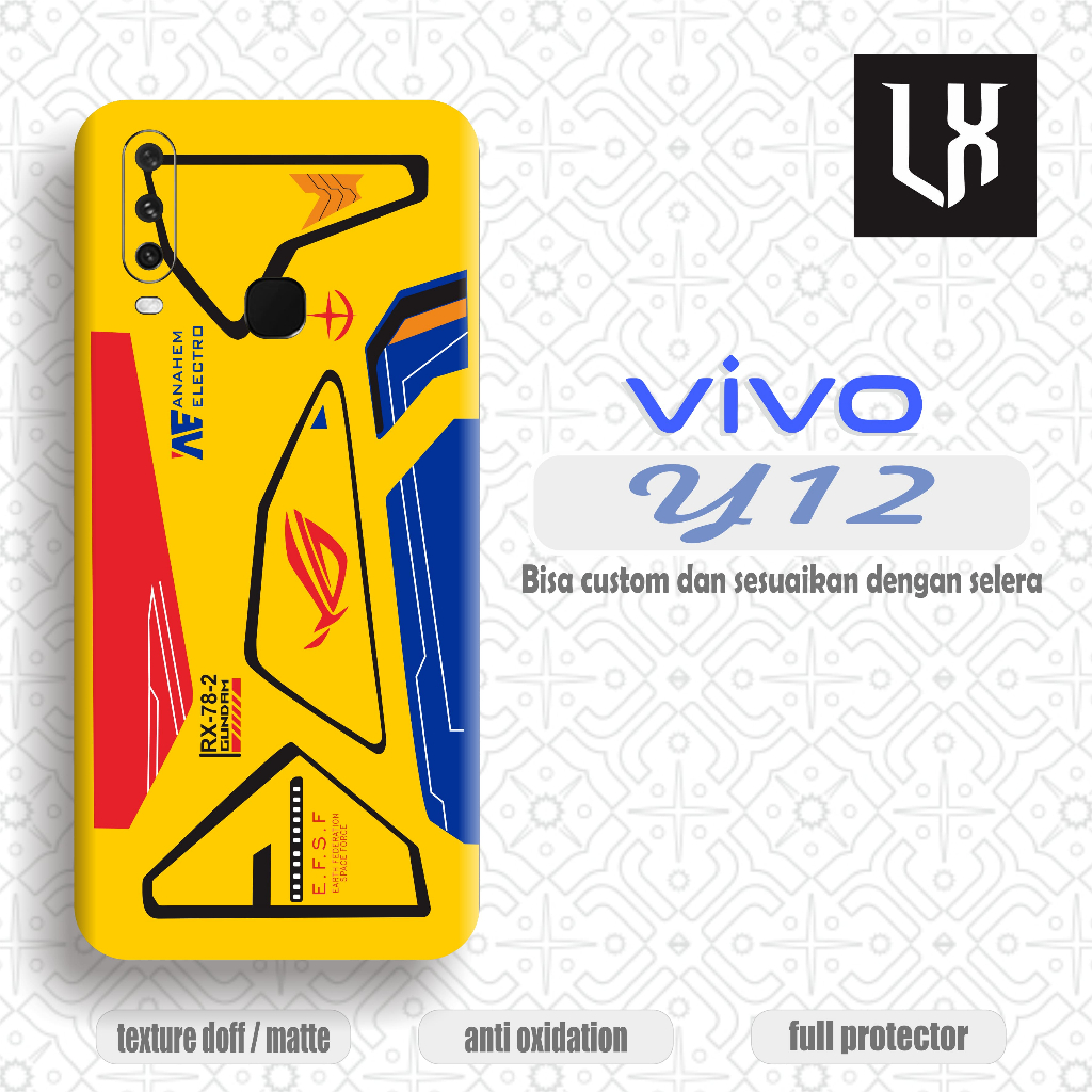Garskin/Stiker/case VIVO Y12 Motif rx-78-2 (pie2cis)