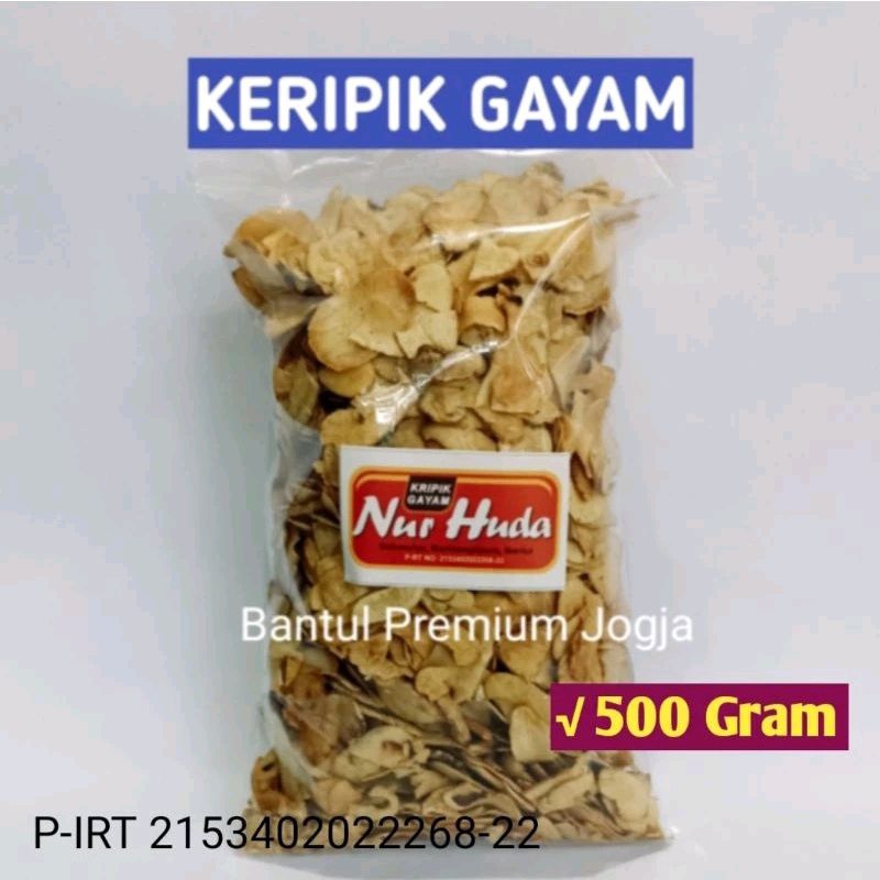 

KERIPIK GAYAM GURIH RENYAH EMPUK 500 GRAM KHAS BANTUL JOGJA