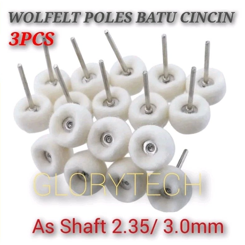 Bor Poles Wol Felt Polishing / Buffing Poles