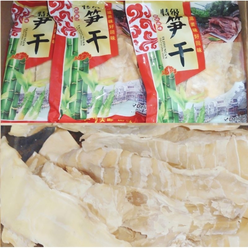 

Dried Bamboo/ Rebung Kering Delicious Kemasan Asli 500Gr