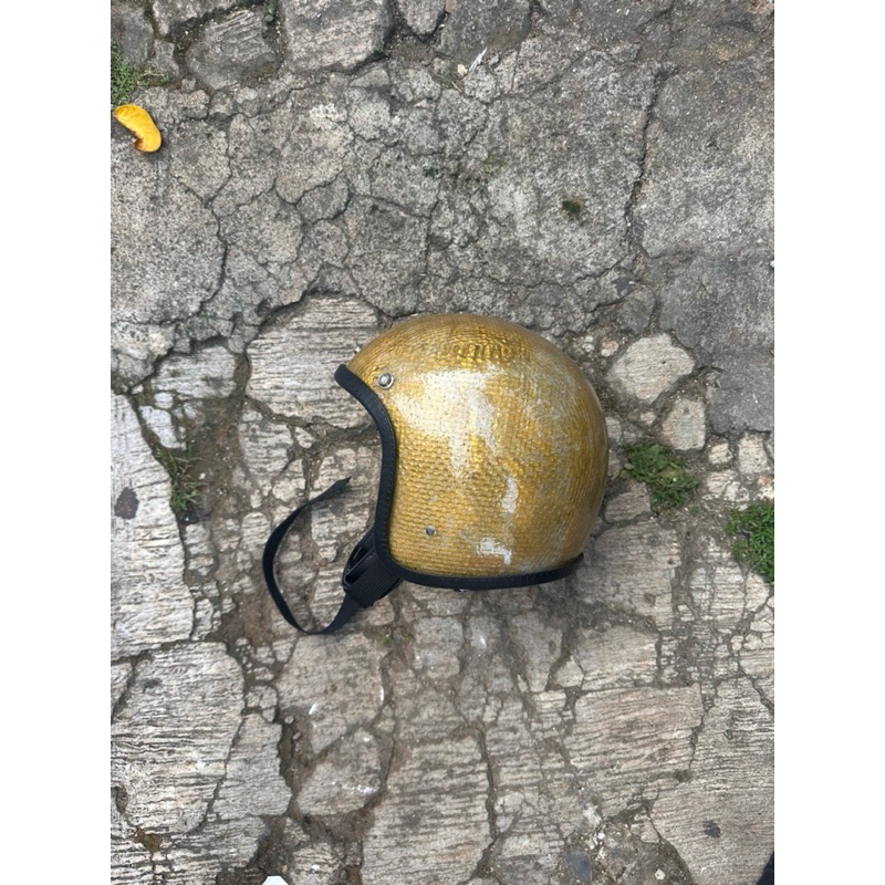 Helm slimhead Gold chekerboard