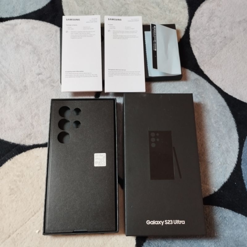 Dus Box Samsung S23 Ultra bekas bawaan hp Original