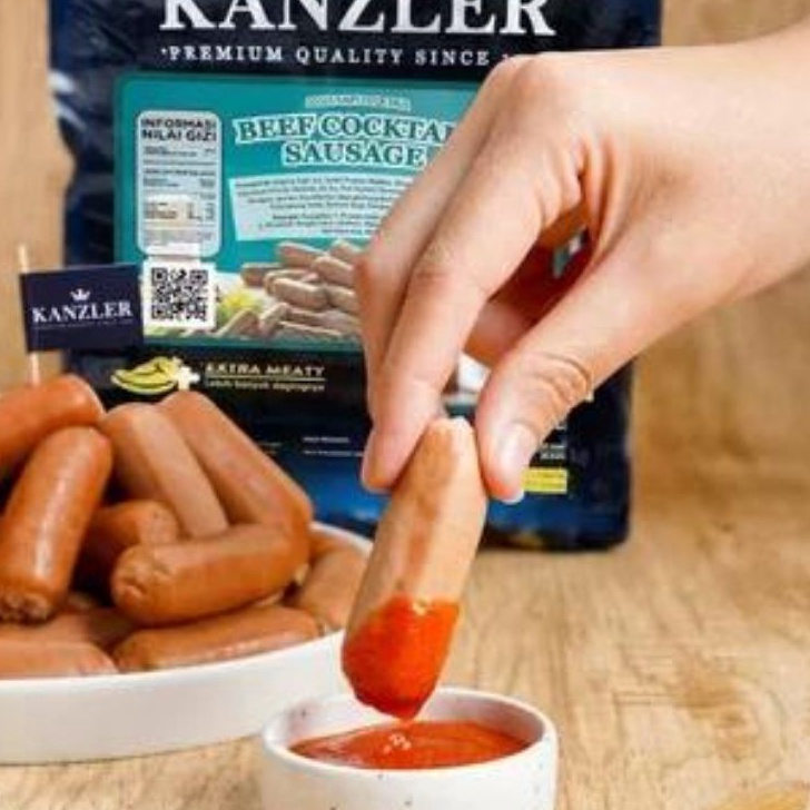 

Ready Stok kanzler sosis beef cocktail 25gram