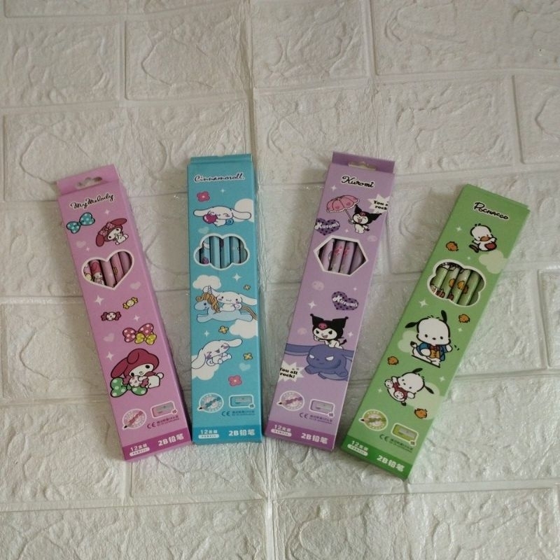 

pensil sanrio 1 lusin