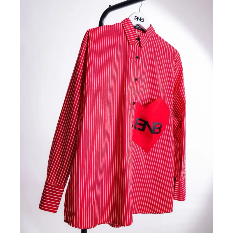 brand no brand brighton top red merah