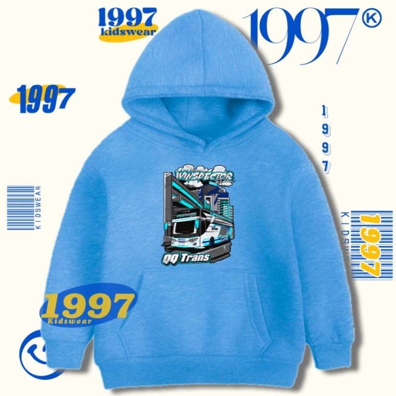 Jaket Baju Anak - Hoodie Sweater Bus Telolet Basuri JetBus 3+ Jet Bus Blackpink Black Pink Winspecto