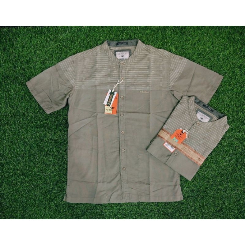 BAJU KOKO CARDINAL ORIGINAL BAJU TAQWA MOSLEM PENDEK BORDIR POLOS PRINTING KATUN