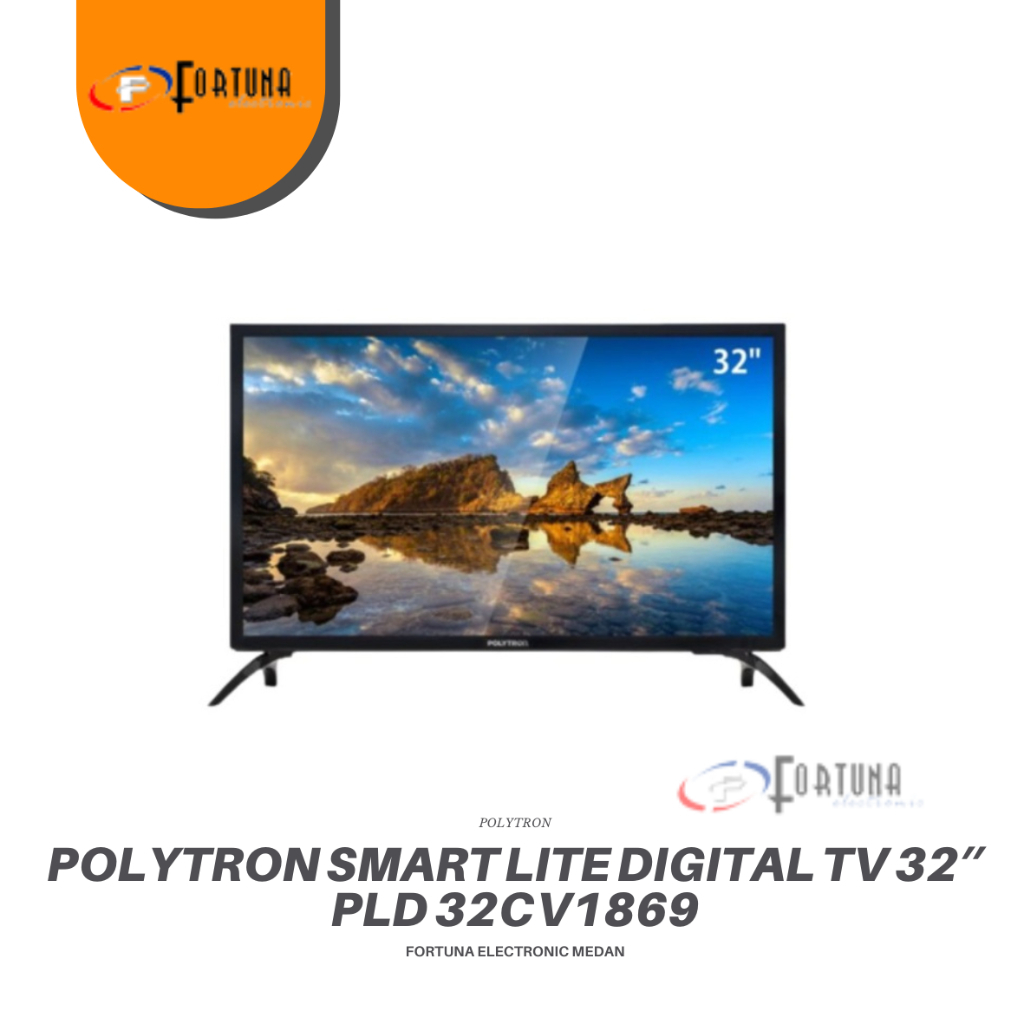 TV POLYTRON 32 INCH SMART DIGITAL PLD 32CV1869/2269 KHUSUS MEDAN