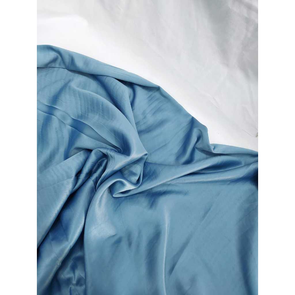 Kain Satin Velvet Polos / Saten Velvet Premium / Bahan Gamis Dress Hijab Bridesmaid / Satin Velvet M