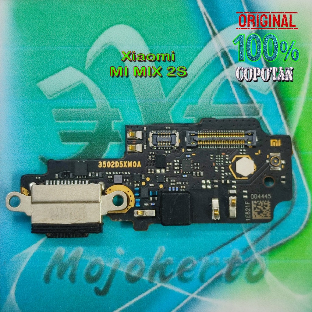 Xiaomi MI MIX 2S Papan konektor cas / PCB UI board charger mesin bawah original copotan | eXe Comp