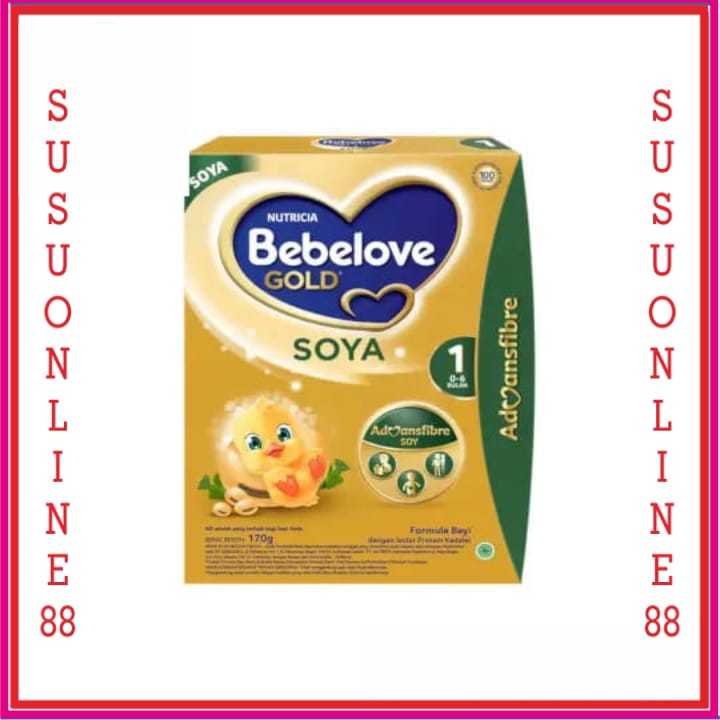 BEBELOVE GOLD SOYA 1 (0-6 BULAN) 170 GRAM SUSU