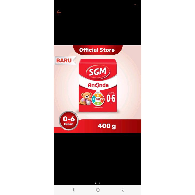 susu sgm 0-6bulan 1crt