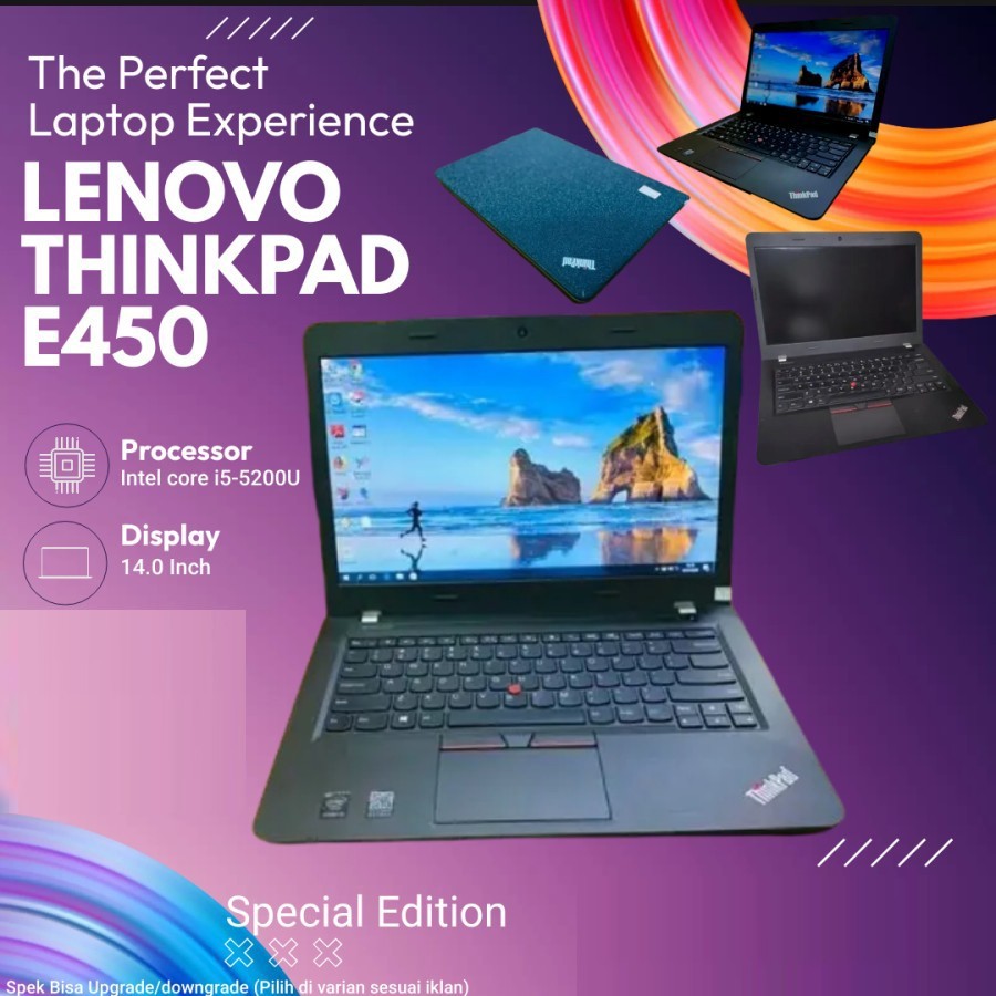 Laptop LENOVO THINKPAD E450 Core i5 Gen5