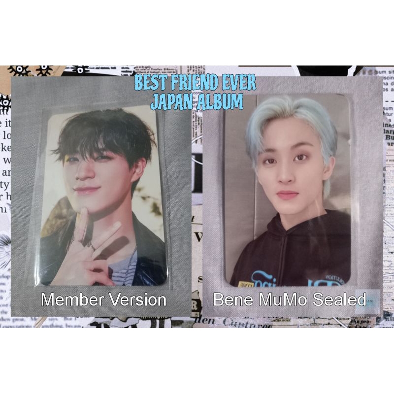 [OFFICIAL PC] PHOTOCARD JENO MARK NCT DREAM BFE BEST FRIEND EVER JAPAN ALBUM - MEMBER VERSION - BENE