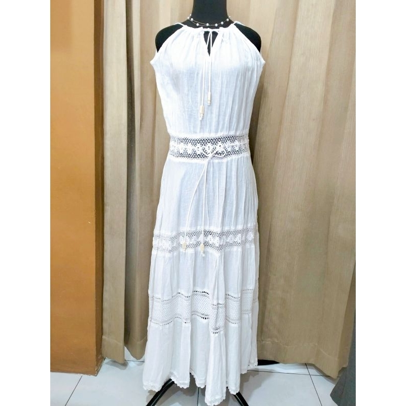 Dress Putih panjang