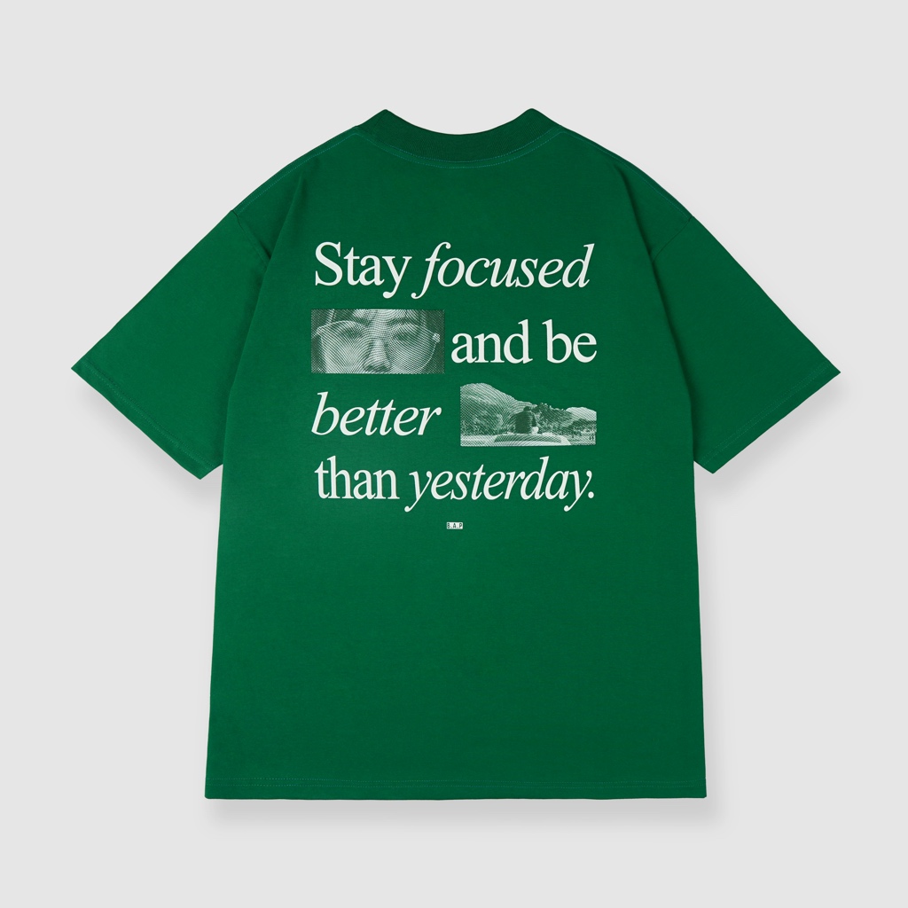 T-Shirt Better Than Yesterday B.A.P - Bottle Green