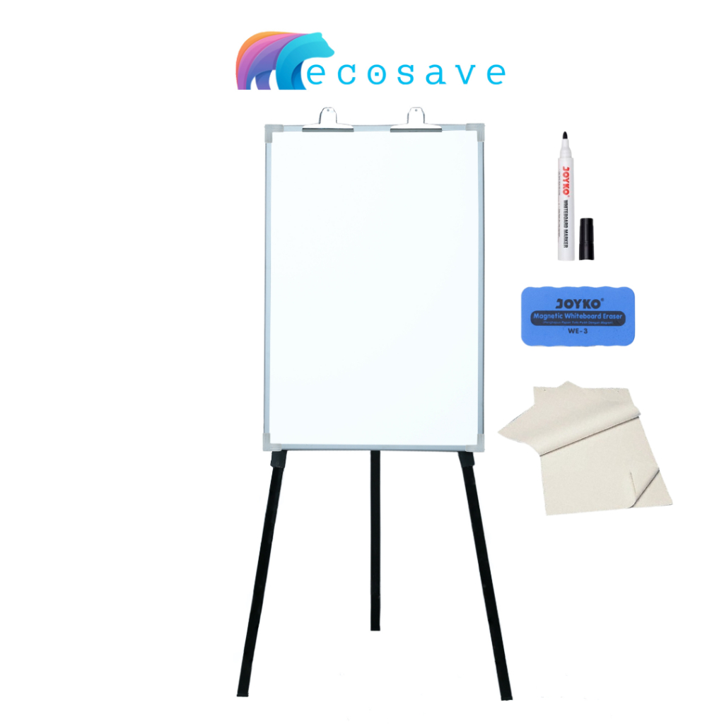 

Flipchart Non Magnetic Flip Chart Whiteboard Standing Portable Papan Presentasi White Board Non Magnetik Portabel 3 Kaki 60x90 70x100 75x100 90x120 cm