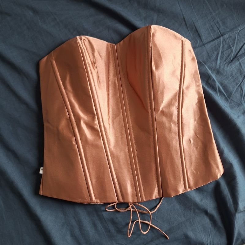 kemben bustier kebaya - warna rosegold (new)