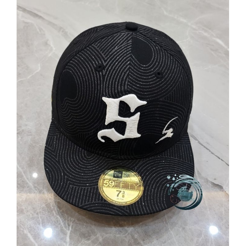 Topi NEW ERA Original x SAMURAI BLACK SHINNING [ KAIN ASLI KIMONO ] SUPER RARE