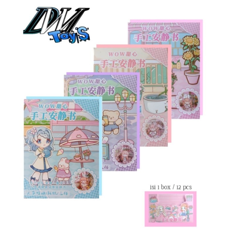 

Sticker Buku 3D Cute