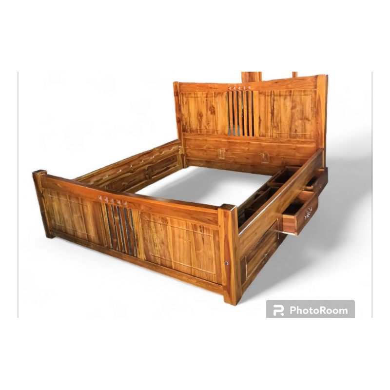 ranjang dipan kayu 160