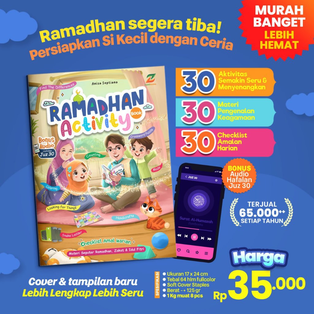 Buku Ramadhan Activity book ziyad