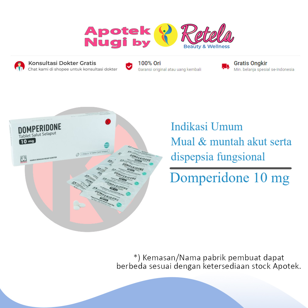 Domperidone 10 mg Box 100 Tablet