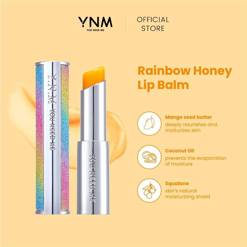 YNM Rainbow Honey Lip Balm