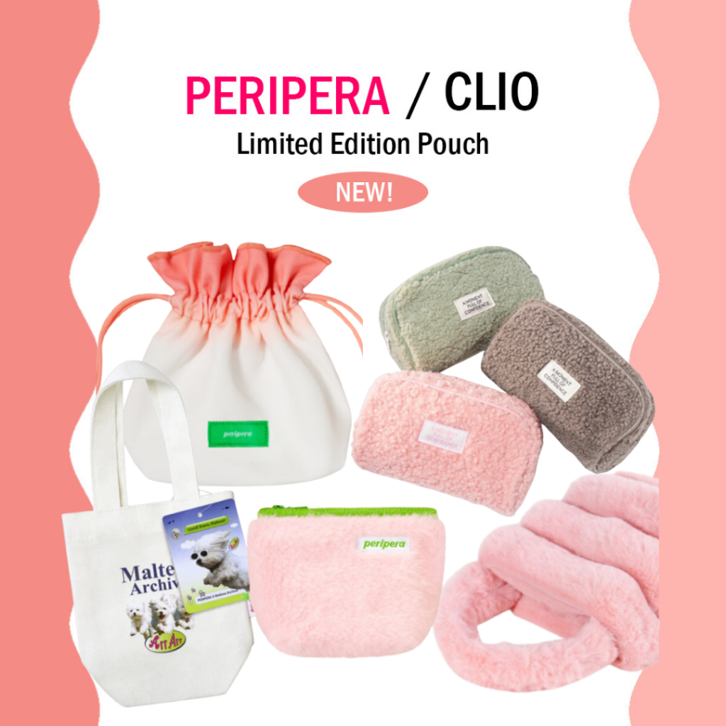 PERIPERA & CLIO Limited Edition Makeup Pouch [HANEUL]