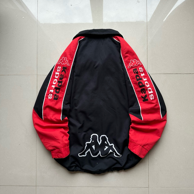 Windbreaker Jacket Kappa Spellout Vintage Colorblock
