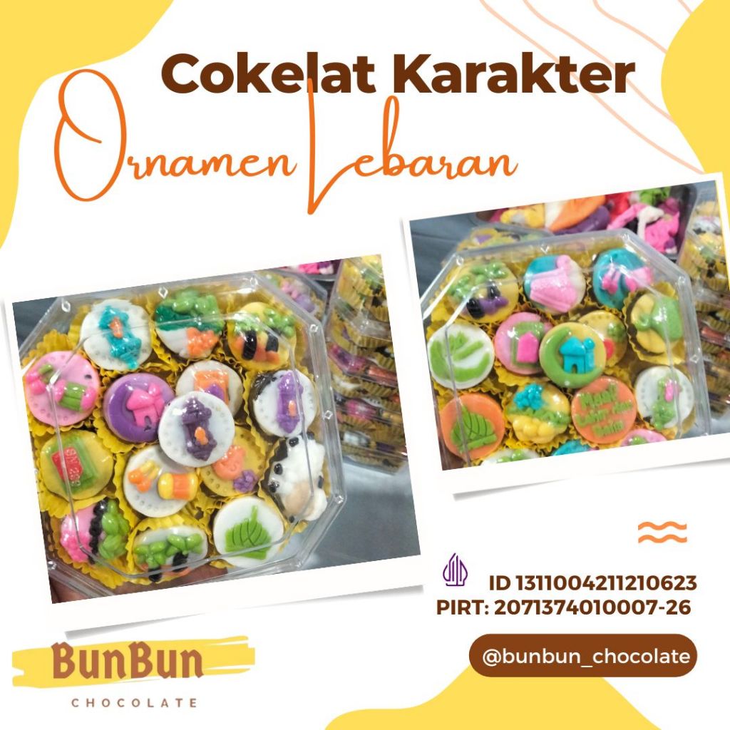 

cokelat Karakter Ornamen Lebaran