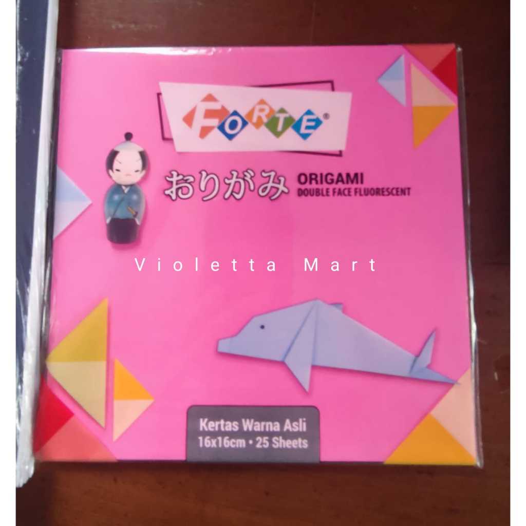 

Kertas Lipat Origami Forte Ukuran 16x16 Cm (5 Set)