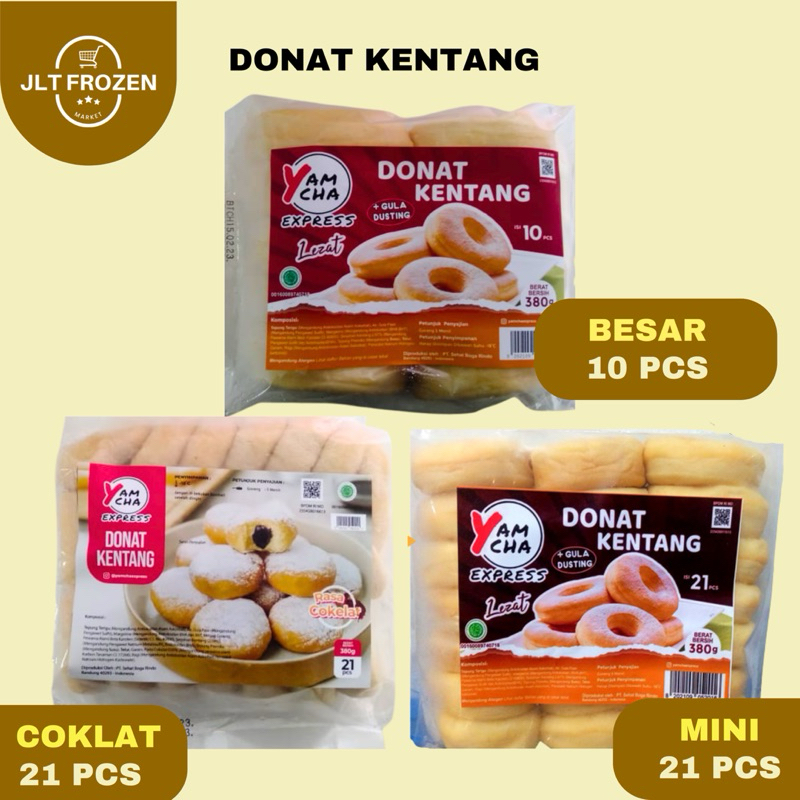 

Yam Cha Express Donat Kentang / Donat Mini / Donat Coklat